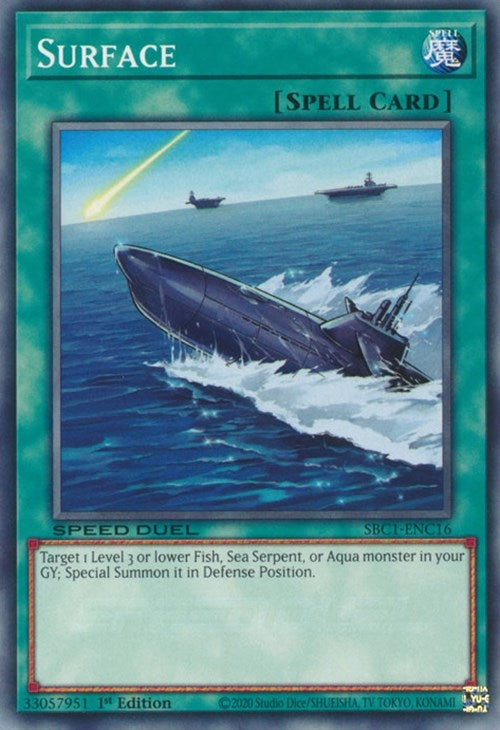 Surface (116) (SBC1) - YuGiOh Single
