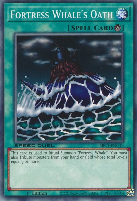 Fortress Whale’s Oath (117) (SBC1) - YuGiOh Single