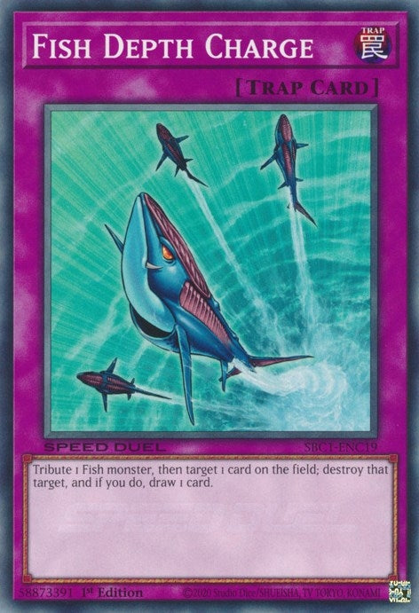 Fish Depth Charge (119) (SBC1) - YuGiOh Single