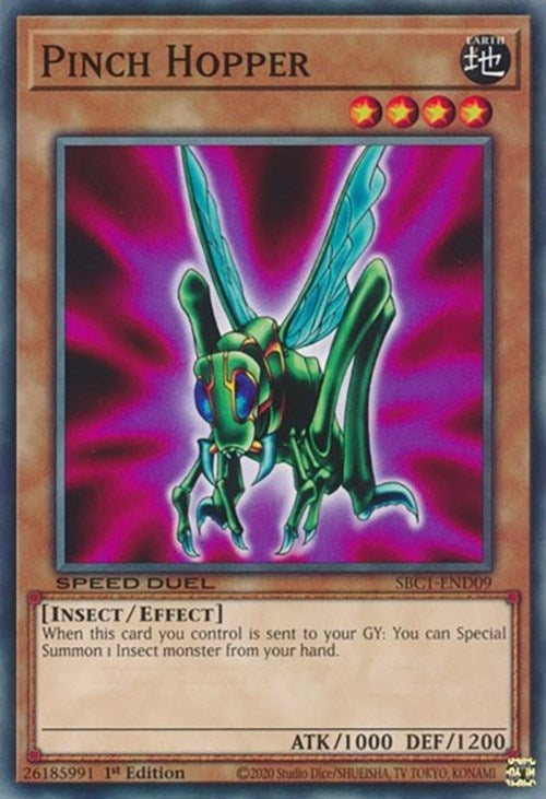 Pinch Hopper (109) (SBC1) - YuGiOh Single