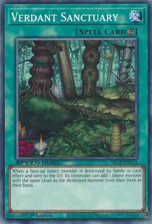 Verdant Sanctuary (115) (SBC1) - YuGiOh Single