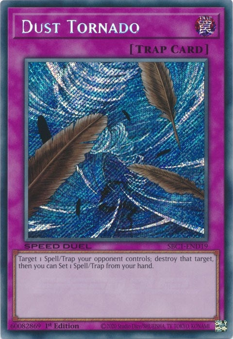 Dust Tornado (Secret Rare) (119) (SBC1) - YuGiOh Single