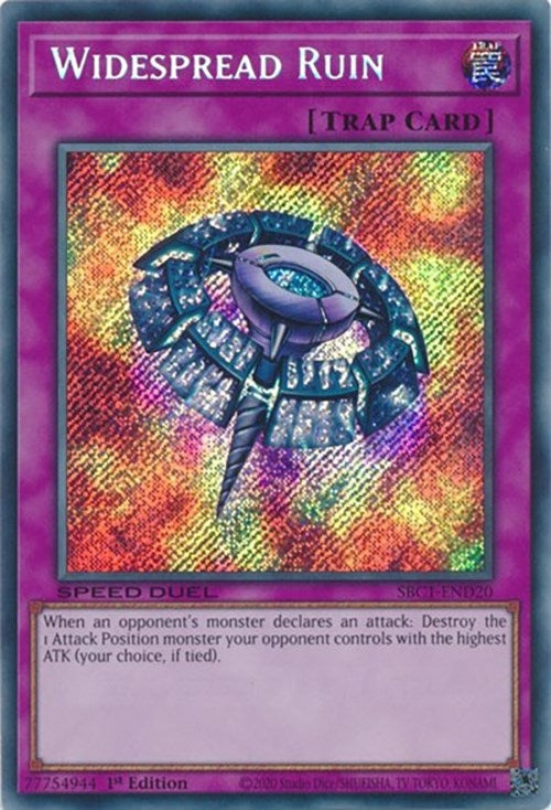 Widespread Ruin (Secret Rare) (120) (SBC1) - YuGiOh Single