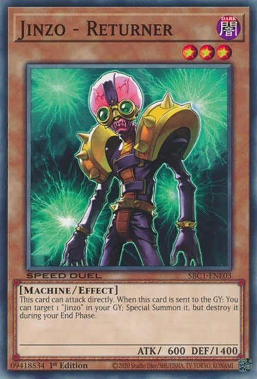 Jinzo - Returner (103) (SBC1) - YuGiOh Single