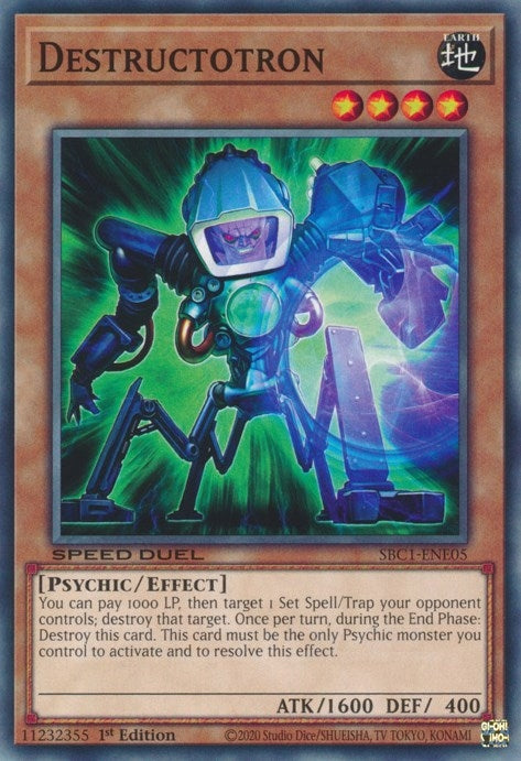 Destructotron (105) (SBC1) - YuGiOh Single