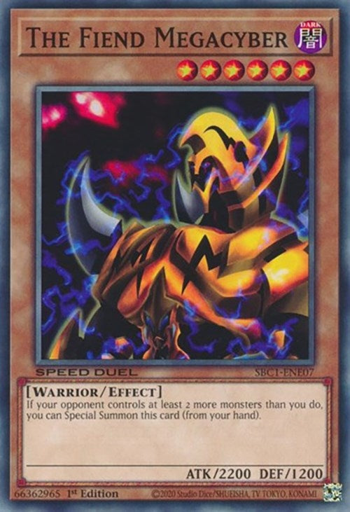 The Fiend Megacyber (107) (SBC1) - YuGiOh Single