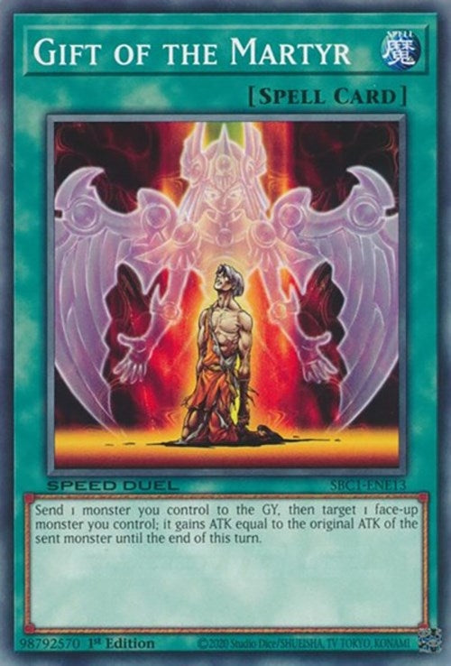 Gift of the Martyr (113) (SBC1) - YuGiOh Single