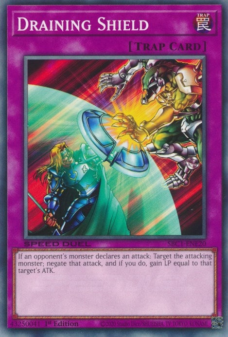 Draining Shield (120) (SBC1) - YuGiOh Single