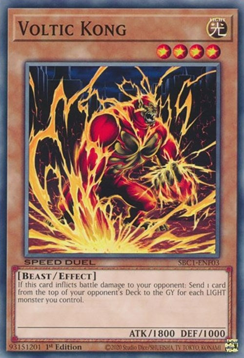 Voltic Kong (103) (SBC1) - YuGiOh Single