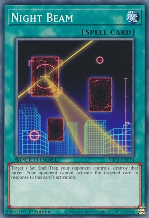 Night Beam (114) (SBC1) - YuGiOh Single