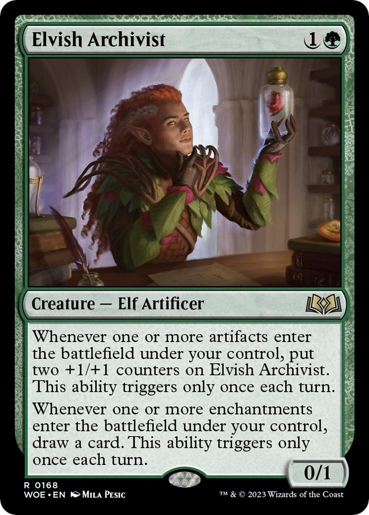 Elvish Archivist (168) [WOE] - MTG Single