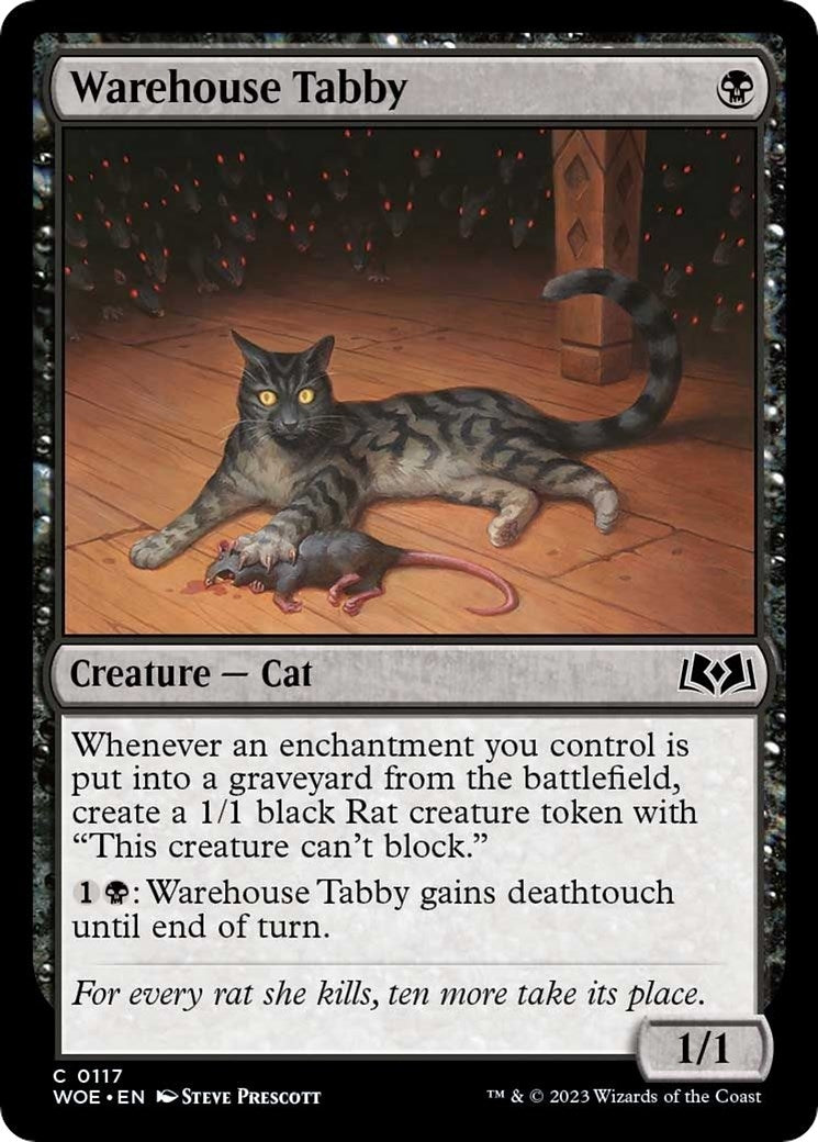 Warehouse Tabby (117) [WOE] - MTG Single