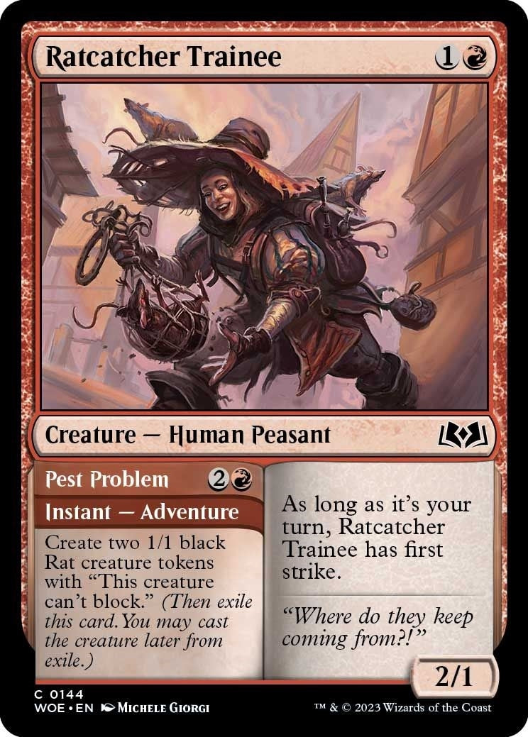 Ratcatcher Trainee (144) [WOE] - MTG Single