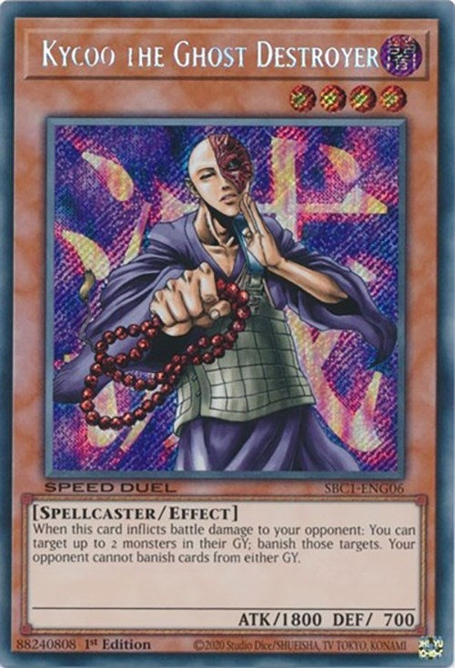 Kycoo the Ghost Destroyer (Secret Rare) (106) (SBC1) - YuGiOh Single