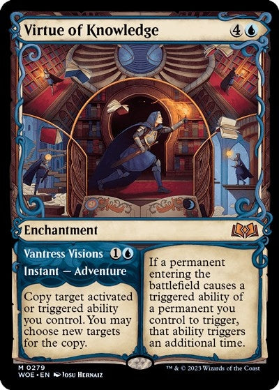 Virtue of Knowledge (Showcase) (279) [WOE] - MTG Single