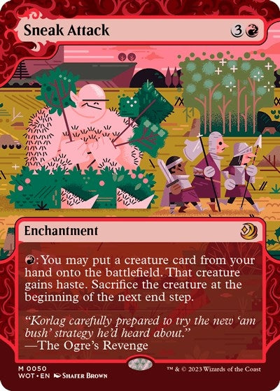 Sneak Attack (50) [WOT] - MTG Single