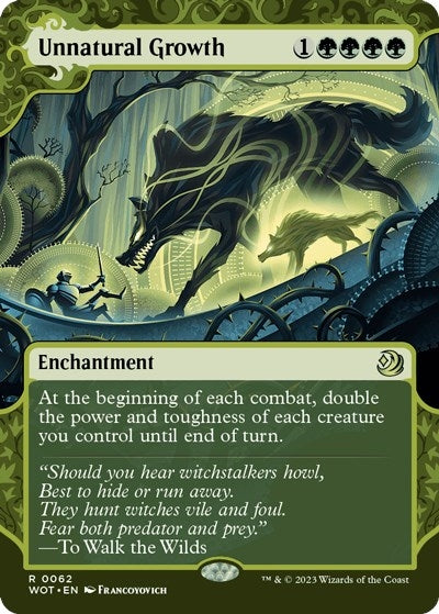 Unnatural Growth (62) [WOT] - MTG Single