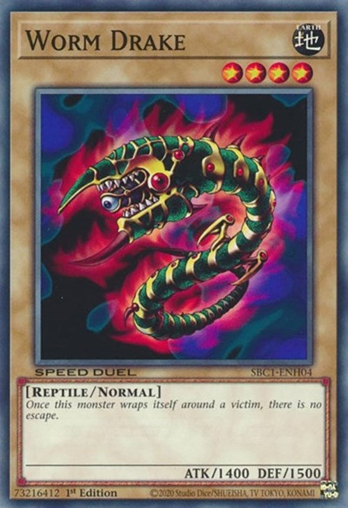 Worm Drake (104) (SBC1) - YuGiOh Single