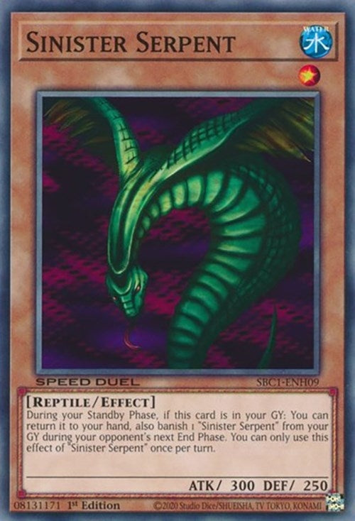 Sinister Serpent (109) (SBC1) - YuGiOh Single