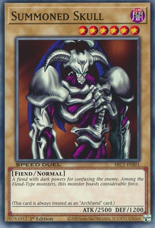 Summoned Skull (101) (SBC1) - YuGiOh Single