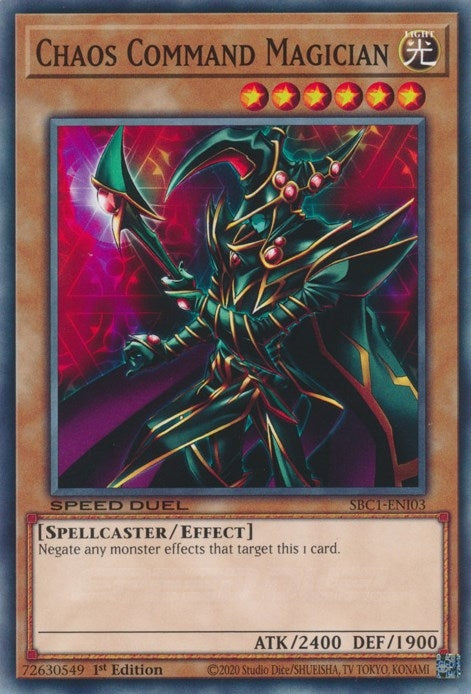 Chaos Command Magician (103) (SBC1) - YuGiOh Single