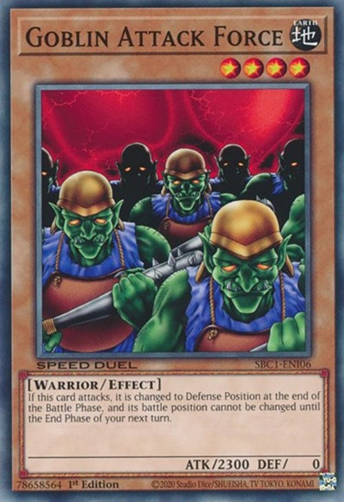 Goblin Attack Force (106) (SBC1) - YuGiOh Single