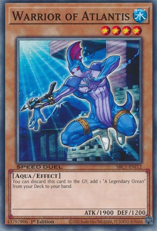Warrior of Atlantis (112) (SBC1) - YuGiOh Single