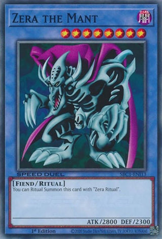 Zera the Mant (113) (SBC1) - YuGiOh Single