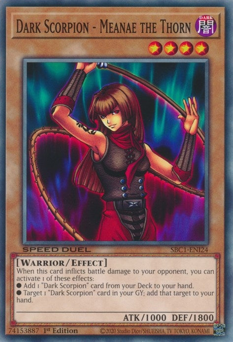 Dark Scorpion - Meanae the Thorn (124) (SBC1) - YuGiOh Single