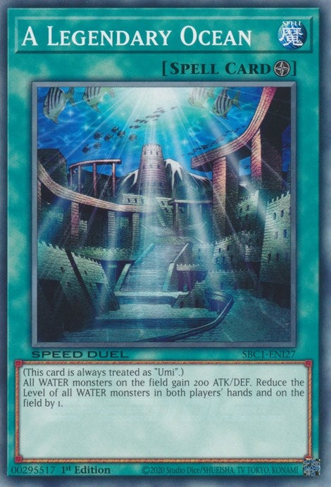 A Legendary Ocean (127) (SBC1) - YuGiOh Single