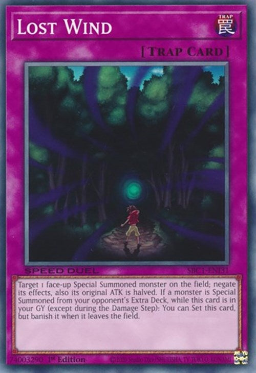 Lost Wind (131) (SBC1) - YuGiOh Single