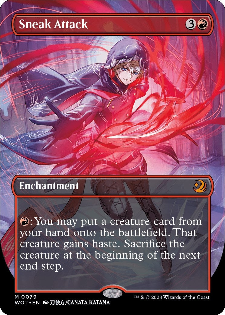 Sneak Attack (Anime Borderless) (79) [WOT] - MTG Single