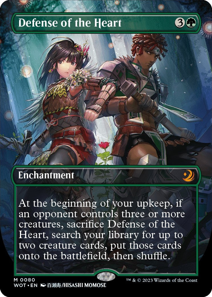 Defense of the Heart (Anime Borderless) (80) [WOT] - MTG Single