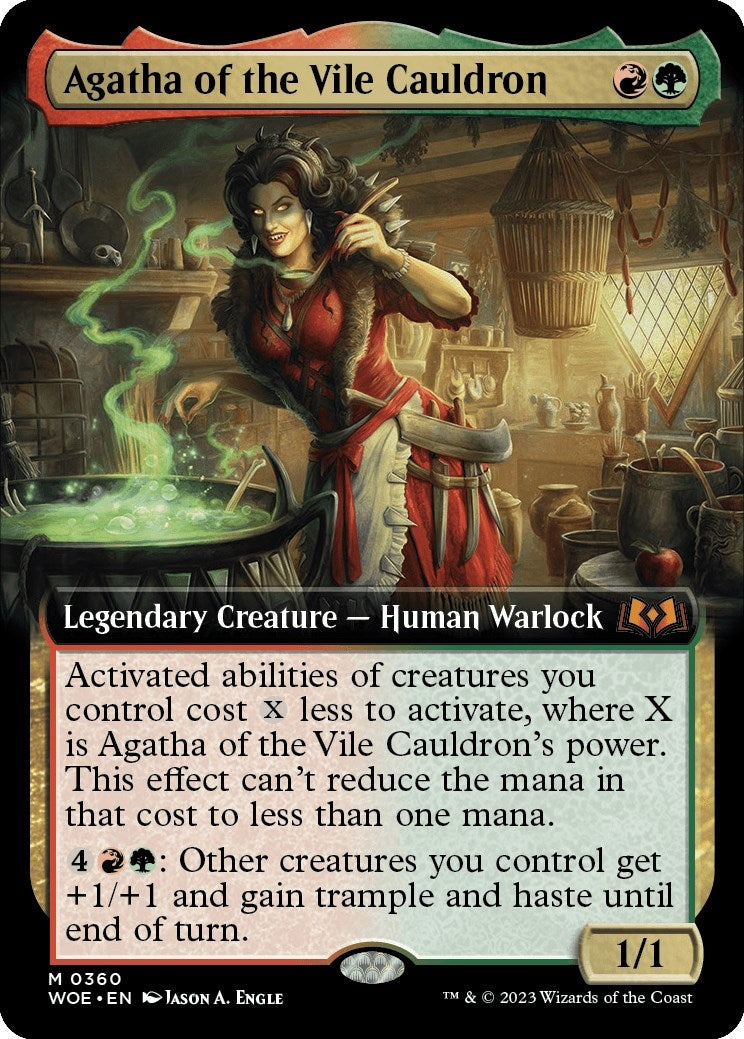 Agatha of the Vile Cauldron (Extended Art) (360) [WOE] - MTG Single
