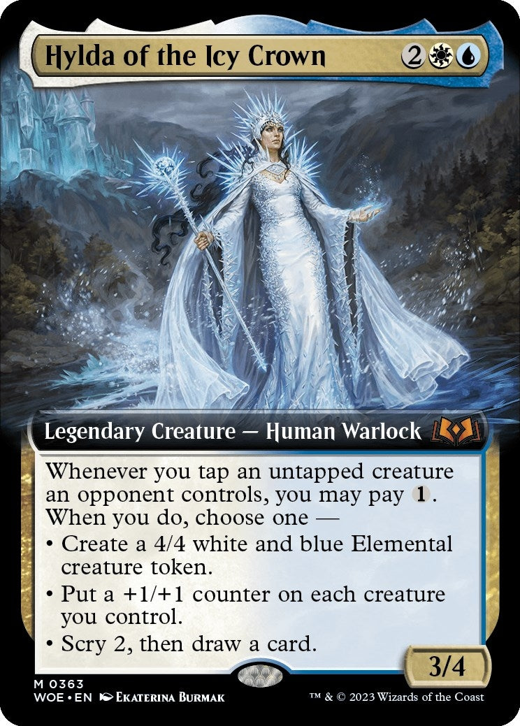 Hylda of the Icy Crown (Extended Art) (363) [WOE] - MTG Single