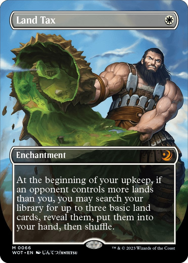 Land Tax (Anime Borderless) (66) [WOT] - MTG Single