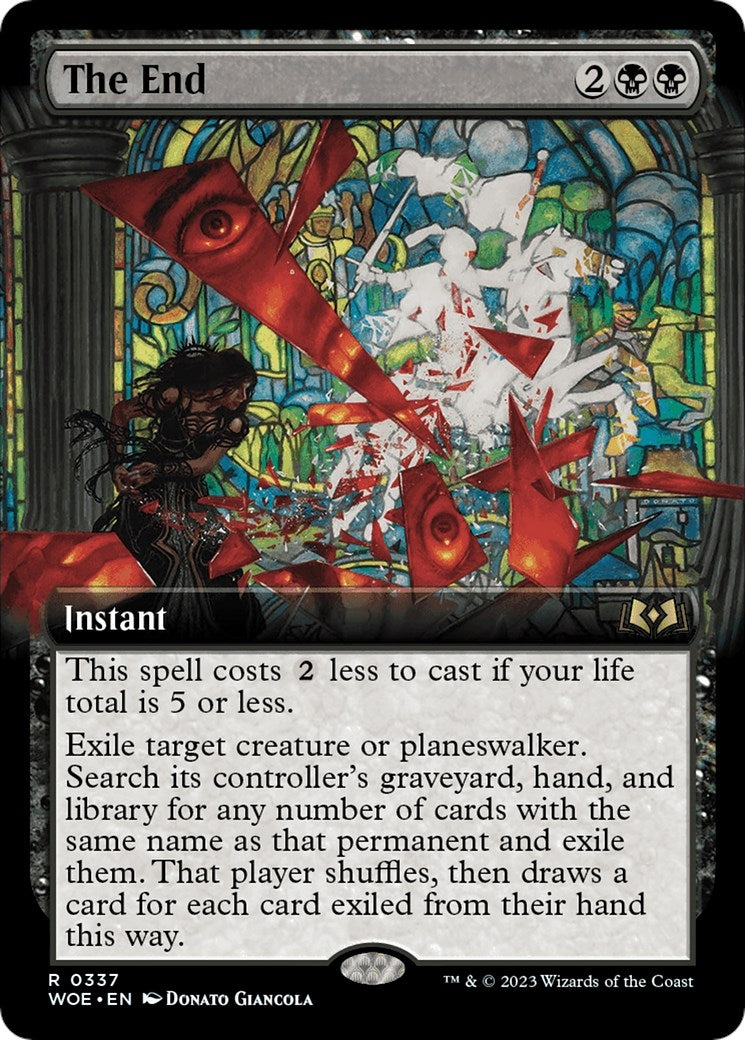 The End (Extended Art) (337) [WOE] - MTG Single