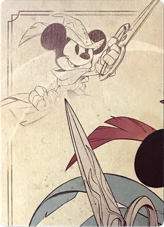 Mickey Mouse - Brave Little Tailor Puzzle Insert (Top Left) (1) - Disney Lorcana Single