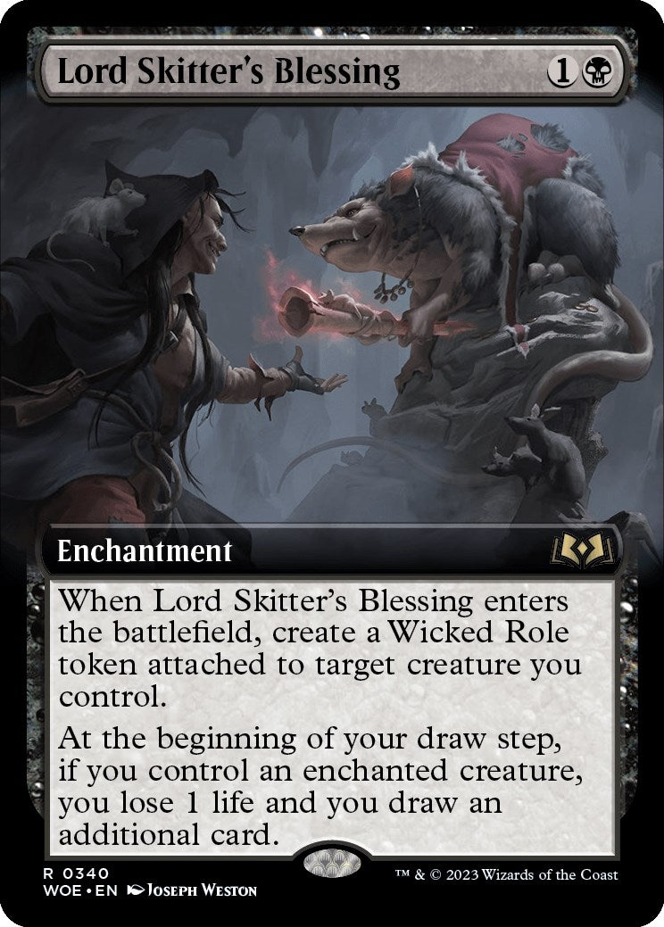 Lord Skitter’s Blessing (Extended Art) (340) [WOE] - MTG Single