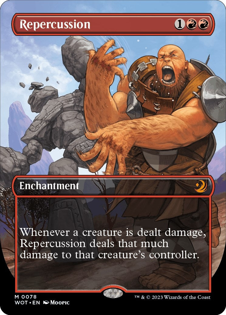 Repercussion (Anime Borderless) (78) [WOT] - MTG Single