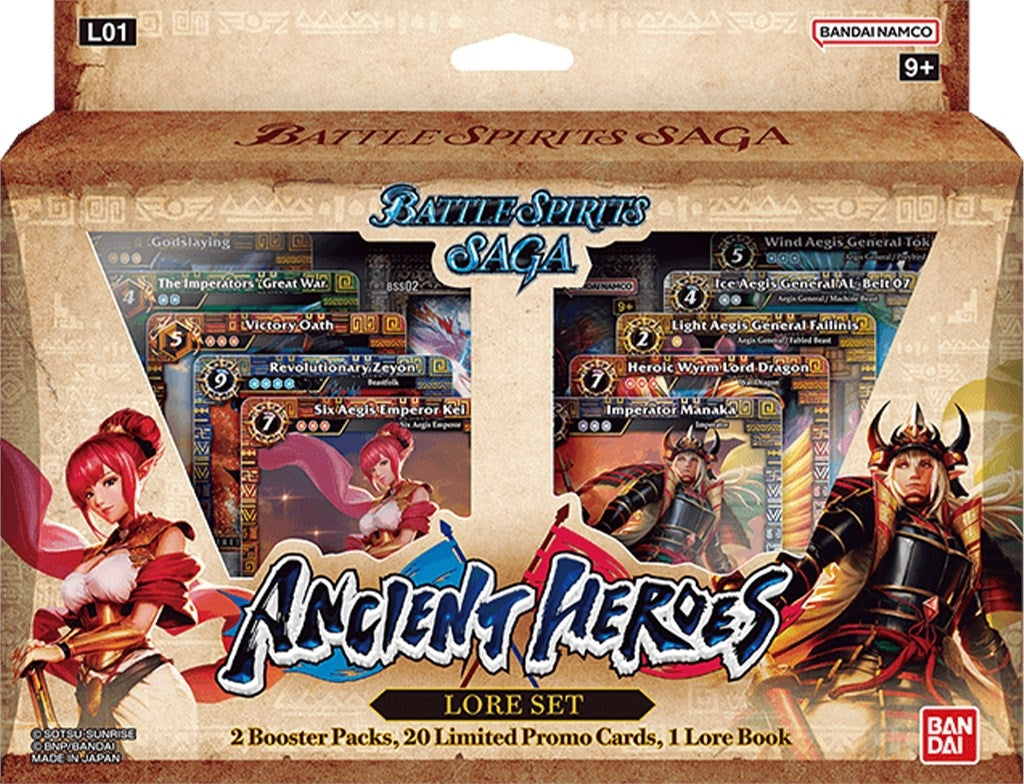 Lore Set 01: Ancient Heroes [L01] - Battle Spirits Saga Sealed