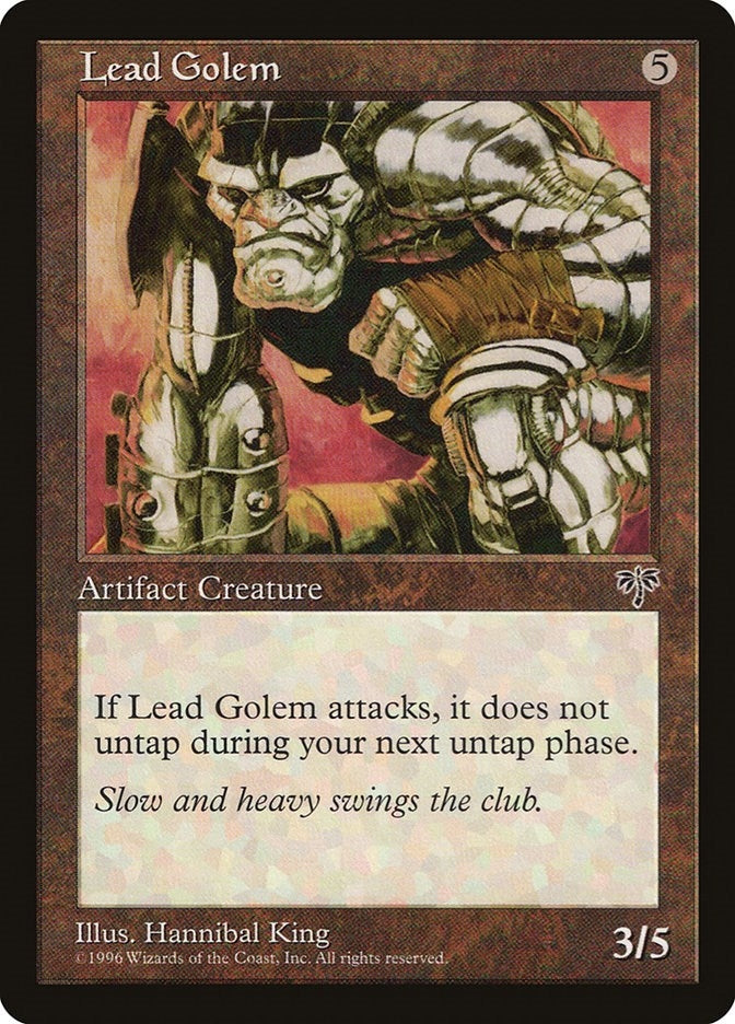 Lead Golem [MIR] - MTG Single