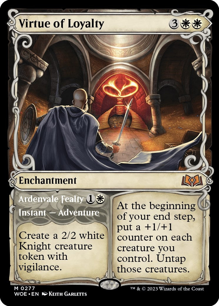 Virtue of Loyalty (Showcase) (277) [WOE] - MTG Single