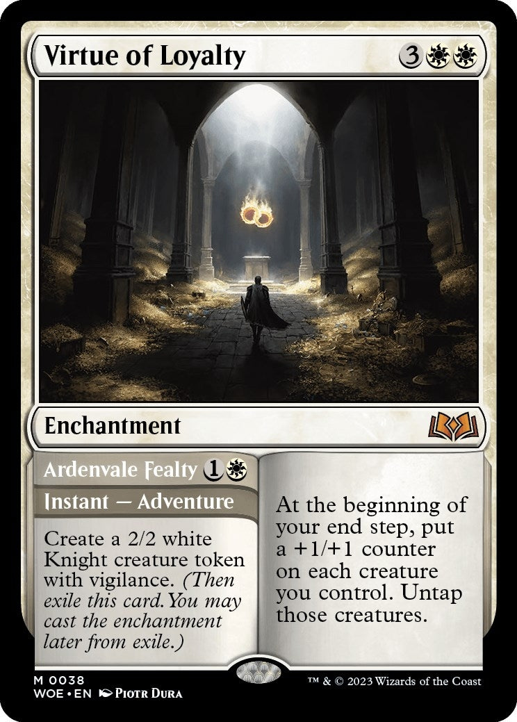 Virtue of Loyalty (38) [WOE] - MTG Single