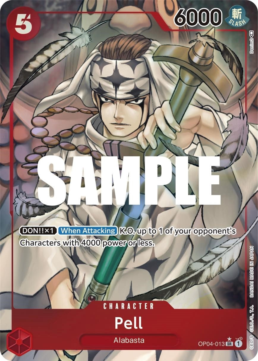 Pell (Alternate Art) (4013) (OP04) - One Piece Card Game Single