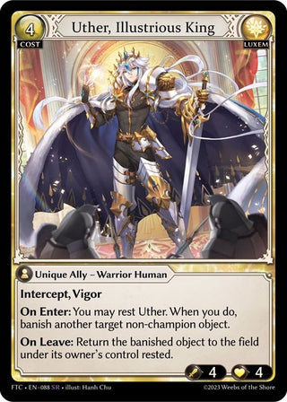 Uther Illustrious King (88) (FTC) - Grand Archive TCG Single