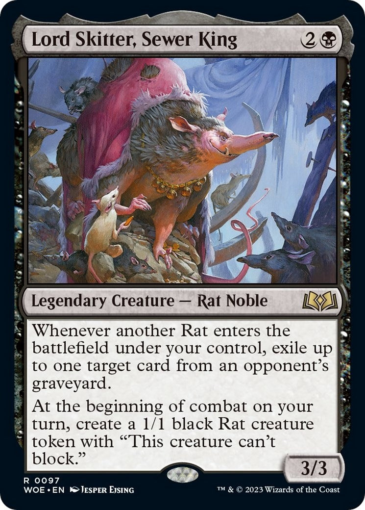 Lord Skitter Sewer King (97) [WOE] - MTG Single