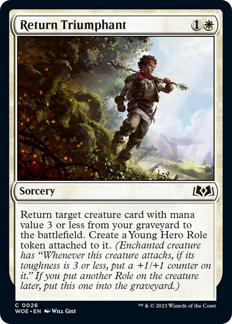 Return Triumphant (26) [WOE] - MTG Single