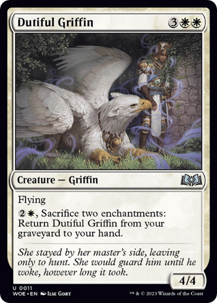 Dutiful Griffin (11) [WOE] - MTG Single