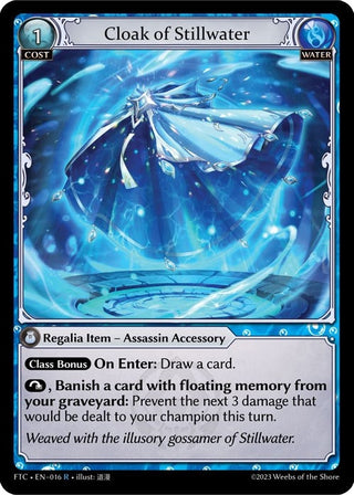 Cloak of Stillwater (16) (FTC) - Grand Archive TCG Single
